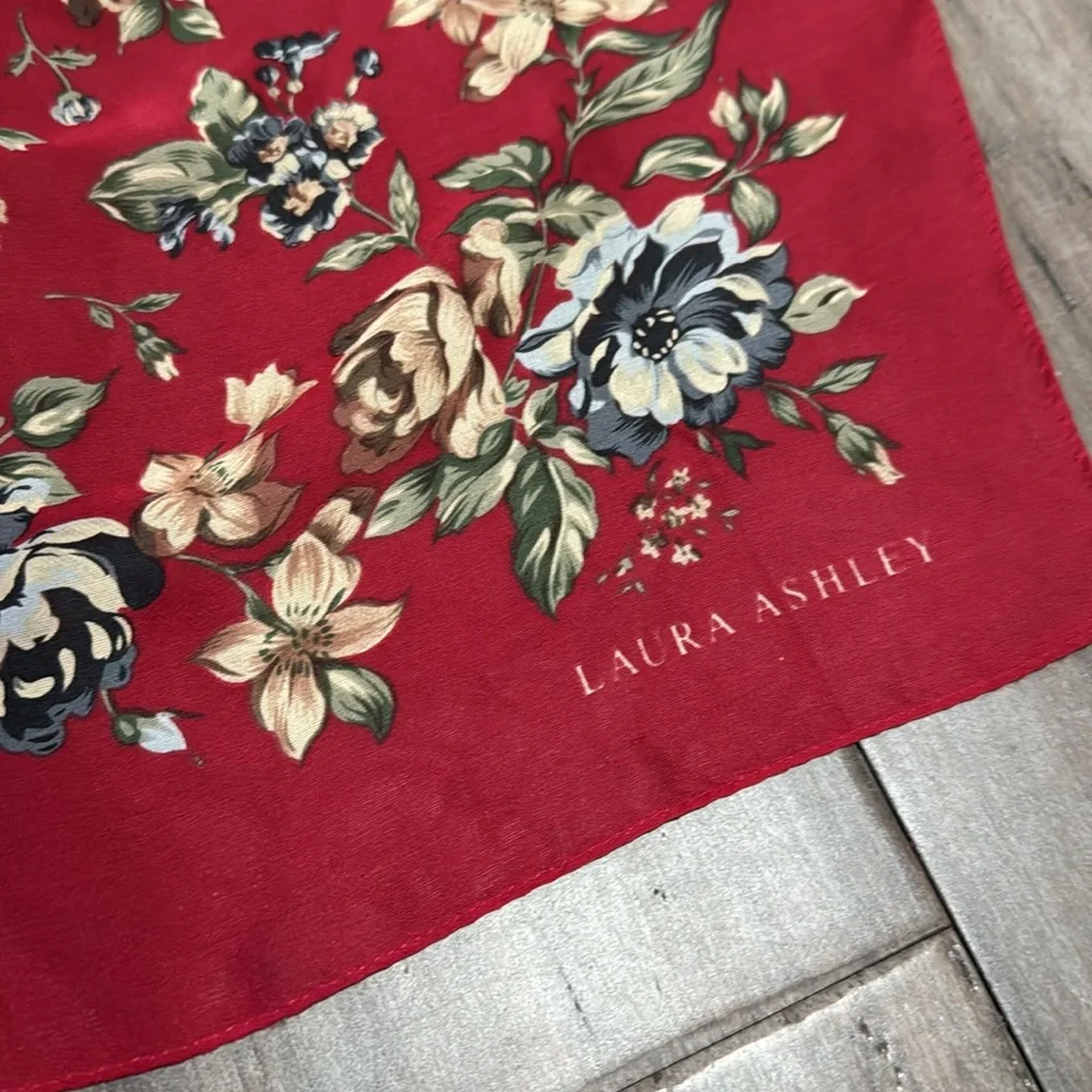 Laura Ashley chic crimson